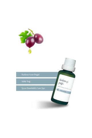 Sabunal Üzüm Çekirdeği Yağı 30 ML Cilt ve Tırnak Doğal Bakım Yağı
