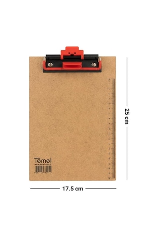 Temel A5 Ve 1/3 A4 Ahşap Sekreterlik Otomatik Mekanizmalı Kalem Tutma Aparatlı 2li Set