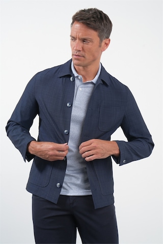İmza Lacivert Berberi Yaka Slim Fit Esnek Mont 1007260154 Koyu Lacivert