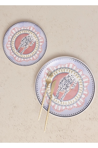 The Mia Spring Servis Tabağı 6lı Set 26 Cm Spr0003 Çok Renkli