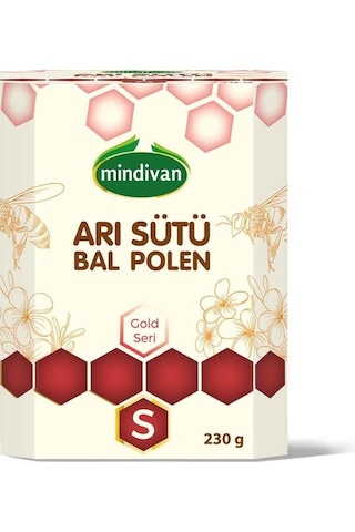 Mindivan Arı Sütü Bal Polen Süper 230g