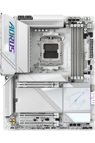 Gigabyte X870e Aorus Pro Ice Soket Am5 Ddr5 8200 Oc Atx Gaming Aaaa11gıg0015