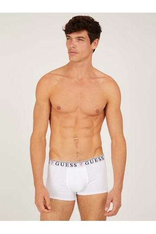 Guess U97g01kcd31 Brian Hero Erkek Boxer Beyaz