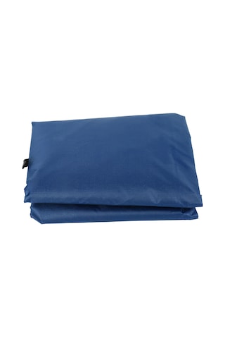 Tenfowee Mutfak Bahçe Dış Mekan 3 Koltuklu Salıncak Yastık Kılıfı, 190t Poliester Taffeta, Su Geçirmez, Dayanıklı, 150x50x10cm, Mavi