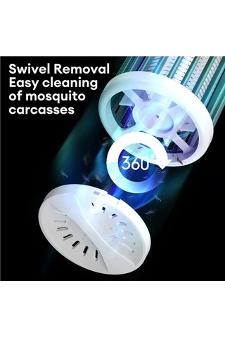 Trendooze Uv Usb Sivrisinek Şarjlı Lamba Katili Elektrik Çarpması Pm