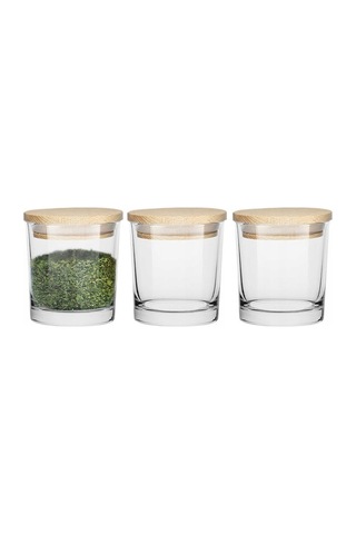 Trendglass Eco Baharat Kavanoz Set 3 Parça 200 Ml Çok Renkli