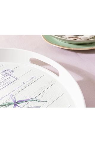 Madame Coco Lavander Yuvarlak Tepsi 1kteps1801