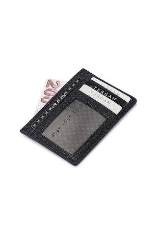 Tergan Siyah Deri Unisex Kredi Kartlık - S1kk00001676-a41 Siyah A41