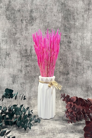Pembe Solucan Otu Doğal Kurutulmuş Kuru Çiçek Solucan Otu Gelin Buketi Aranjman Çiçeği