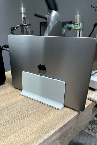 Macbook Uyumlu Pro 14 İnce Laptop Standı Beyaz