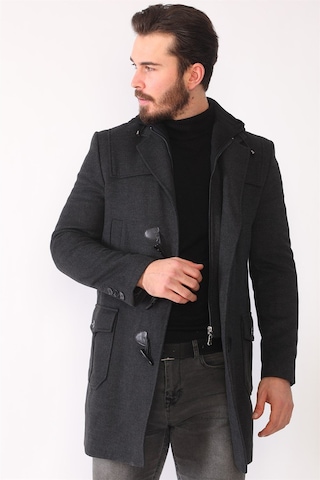 Dewberry Plt8373 Dewerry Erkek Palto-antrasit Antrasit
