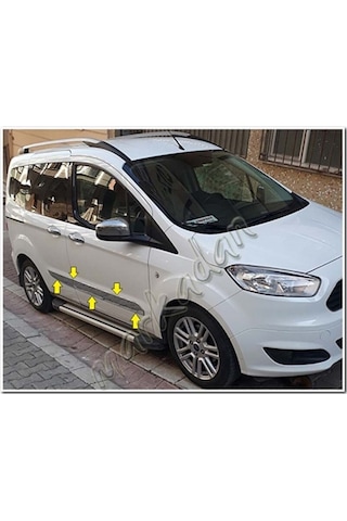 Woc Chrome Ford Tourneo Courier Krom Yan Kapı Çıtası 2014 Sonrası