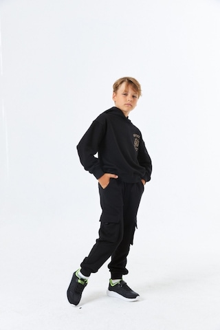 Serbend (Sge-1360) Serbend Kıds Kargo Cepli Erkek Çocuk Okul Eşofman Altı Siyah 10 - 11 Yaş 10 - 11 Yaş