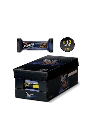 Eti Karam Gurme Bitter Çikolatalı Gofret 12 x 50 G