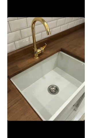 İsaoğlu Yapı Parlak Gold Diamond Design Mutfak Bataryası Gold