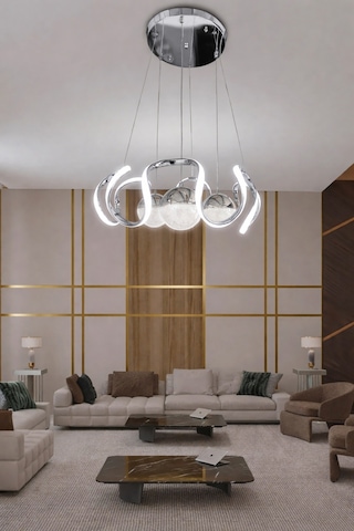 Arya Xl 3 Top Modern Sarıt Led Avize Çok Renkli