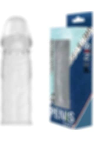 Truva Shop Penis Sleeve Kristal Damarlı Uzatmalı Şeffaf Silikon Penis Kılıfı