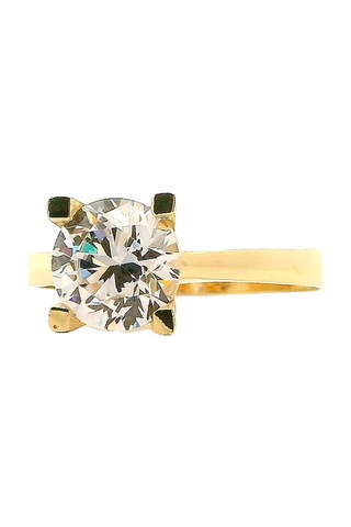 Cigold Tektaş Yüzük 14 Ayar Altın 2.33 Gr Oa-k21601029218 Renkli