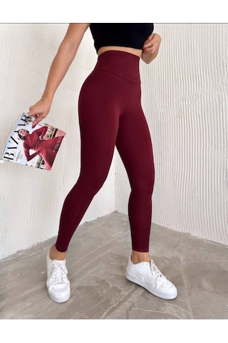 Trendall Oysho Belize Kumaş Bordo Tayt