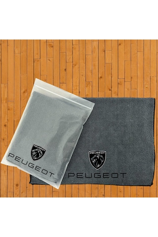 Mikrofiber Oto Kurulama Yıkama Havlusu 50x70 Cm Araba Logolu Bez6