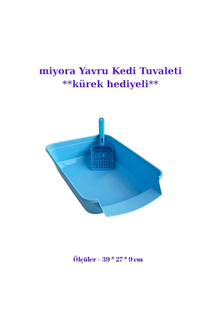 Yavru Kedi Tuvaleti-mavi