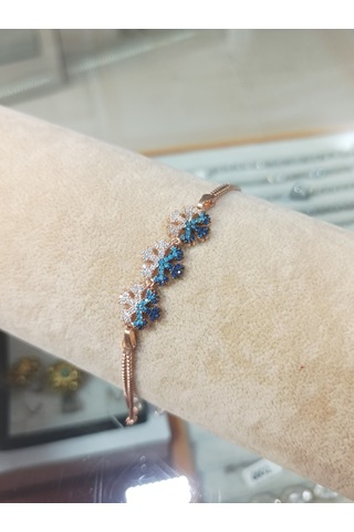 Firuze Gümüş Kar Tanesi Gümüş Kadın Bileklik F1600416