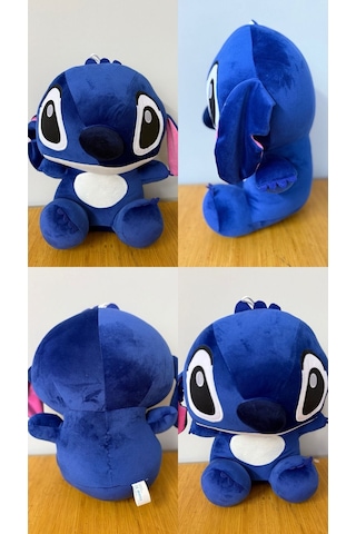 Peluş Büyük Stitch Koala Oyuncak Stich Pelüş Stiç Askılı 45 Cm Lacivert