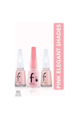 Flormar Pink Elegant Shades Oje Seti 3'lü