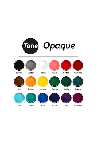 Resinin Tone Opaque 18'Li Opak Epoksi Pigment Renklendirici Seti