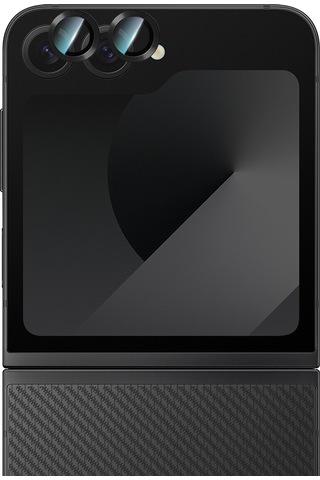 Galaxy Z Flip 6 Uyumlu Caseworld Alloy Serisi Oleofobik Anti Reflective Kamera Lens Koruyucu Siyah