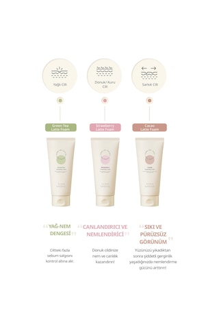 Missha Creamy Latte Greentea Yağlanma Karşıtı Temizleme Köpüğü 172 ML - Green Tea
