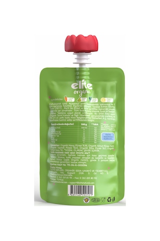 Veggie Bunny Organik Karışık Meyve Ve Sebze Püresi 110 Gr