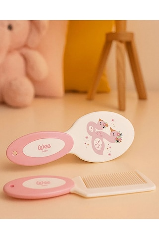 Wee Baby Fırça Tarak Seti - Pembe