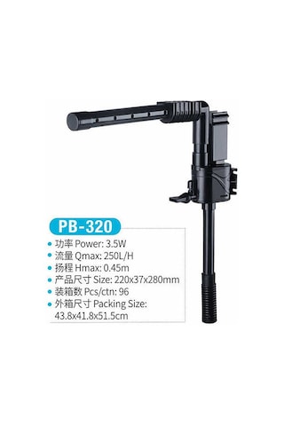 Jeneca Pb-320 Şelale Filtre Pompası