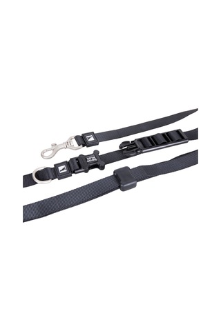 Swissplus Urban Paws Noir Black Hands-free Ayarlanabilir Köpek Kordonu 20mm Siyah