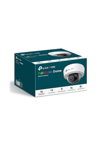 Tp-link Vıgı C240 2,8mm 4mp Full-color Dome Ip Kamera / H.265+, Poe/dc, Ip67, Dahili Mikrofon Ve Hoparlör, Sd, Led