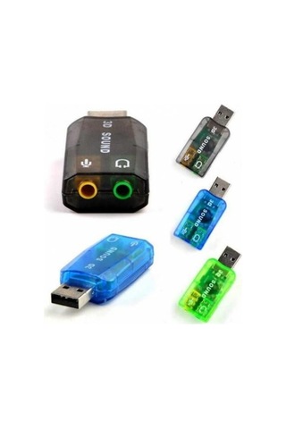 Platoon PL-8620 USB Ses Kartı 5.1 3D Sound USB Harici Ses Kartı Audio Çevirici