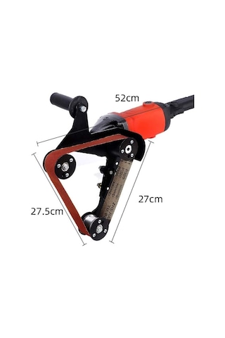 Taş Motoru Esnek Şerit Zımpara Aparatı Kayışlı Zımpara Dönüştürücü 740x40 Mm Rox Wood 0059