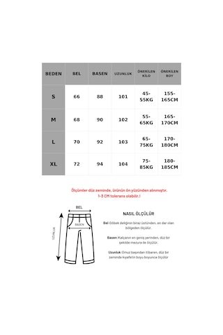 Grimelanj Geniş Paça Rahat Kalıp Lastikli Eşofman Altı Mg2581 Grimelanj