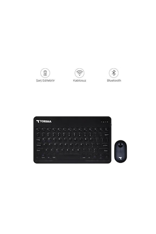 Torima TMK 08 Optik Kablosuz Bluetooth Klavye Mouse Seti