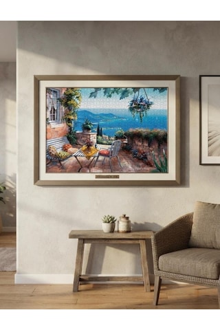 Göç Yolu Ve Limana Karşı İkili Set - 1000 + 500 Parça İkili Puzzle Seti