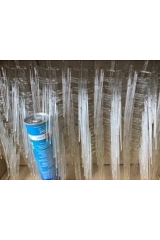 Polikarbon Plastik Kuş Kondurmaz 10 Mt + Yapıştırıcı