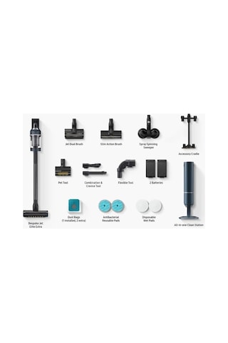 Samsung Bespoke Jet Dikey Şarjlı Süpürge