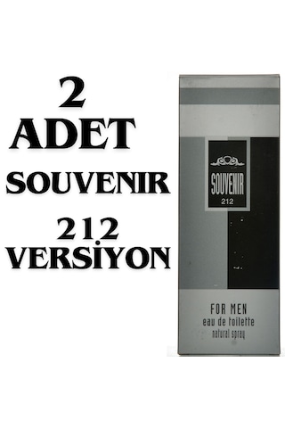 Souvenır Kod: 6902-versiyon 212 Erkek Parfümü Edt- 2 X 100 Ml