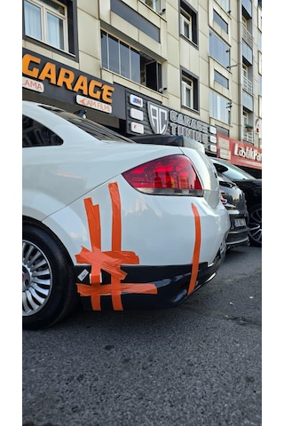 Fiat Linea Makyajsız Kasa Arka Tampon Eki Karlık Custom Plastik Boyasız