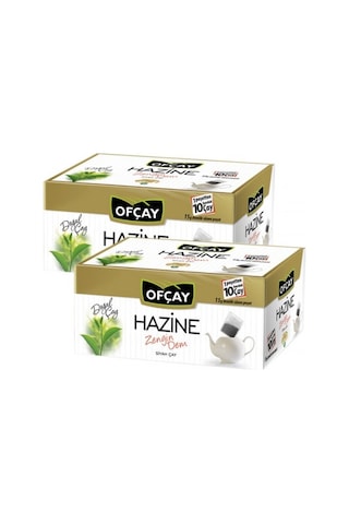 Ofçay Hazine Zengin Dem Siyah Demlik Poşet Çay 2'li 30 x 15 G