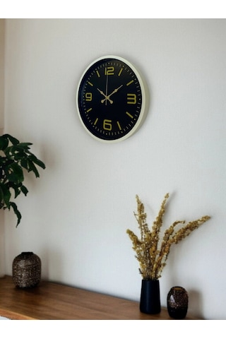 36 Cm Dekoratif Modern Duvar Saati Çok Renkli