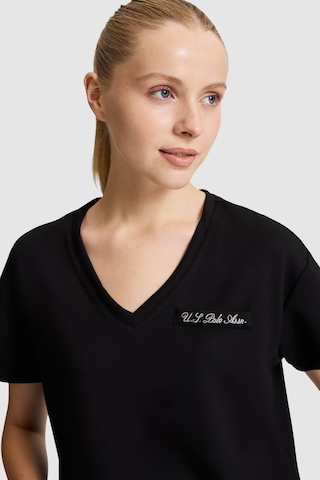 U.S. Polo Assn. U.s. Polo Assn. Kadın Siyah Tişört 50323493-vr046