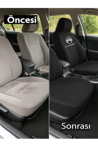 Birebir Uyum İsteyenlere Citroen C4 İle Uyumlu Oto Koltuk Kilifi Konfor Ve Stil Bir Arada Siyah Siyah
