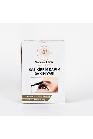 Natural Clinic Kaş Kirpik Bakım Yağı 10 ML + Doğal E Vitaminli Argan Yağı 10 ML